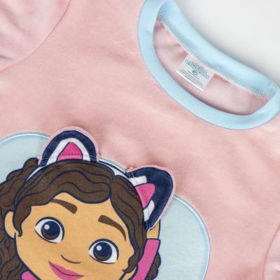 Pijamas de Fleece Longo Coral Gabby’s Dollhouse – Pack 12