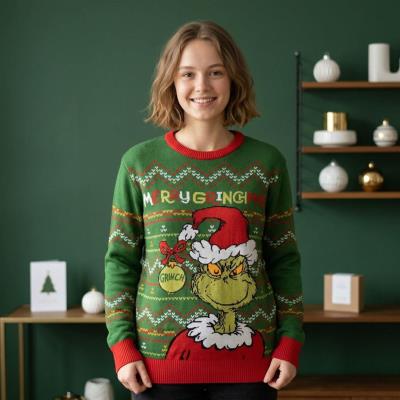 Suéter de Malha de Natal The Grinch – Pack 10