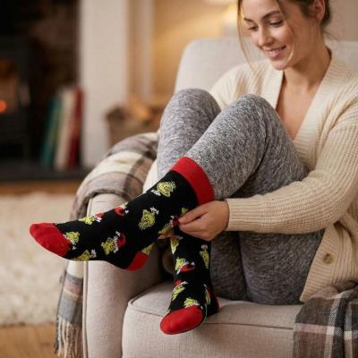 Meias The Grinch Divertidas – Pack 6