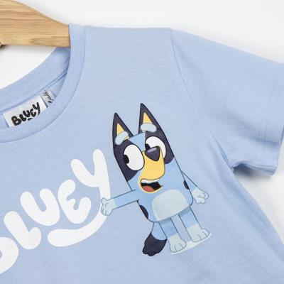 T-Shirt Curto Jersey Simples Bluey – Pack 12