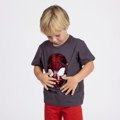 T-Shirt Curta Jersey Simples Spider-Man – Pack 12