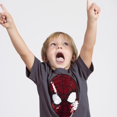 T-Shirt Curta Jersey Simples Spider-Man – Pack 12