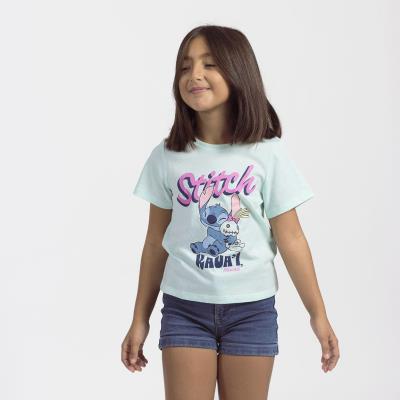 T-Shirt Curto Jersey Simples Stitch – Pack 12