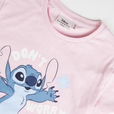 Pijama Curto de Jersey Simples Stitch – Pack 14
