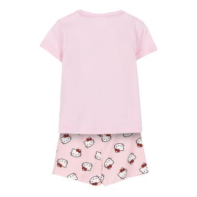 Pijama Curto de Jersey Simples Hello Kitty – Pack 12