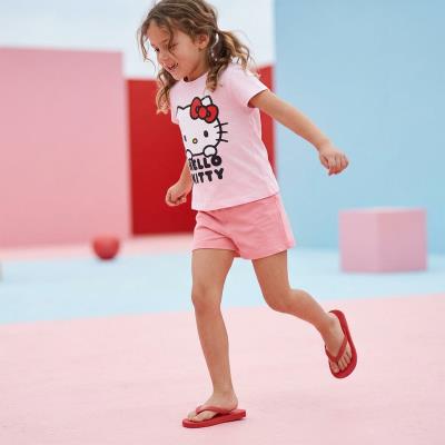 Pijama Curto de Jersey Simples Hello Kitty – Pack 12