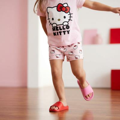Pijama Curto de Jersey Simples Hello Kitty – Pack 12