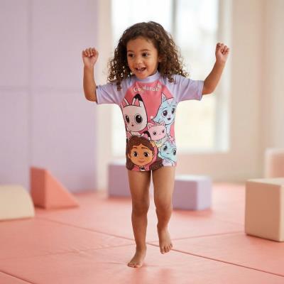 T-Shirt de Natação da Casa de Bonecas de Gabby – Roupa Licenciada – Pack 12
