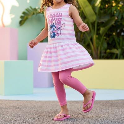 Vestido Jersey Simples Stitch para Crianças – Pack 12