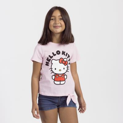 T-Shirt Curto Jersey Hello Kitty – Pack 12