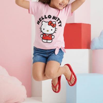 T-Shirt Curto Jersey Hello Kitty – Pack 12