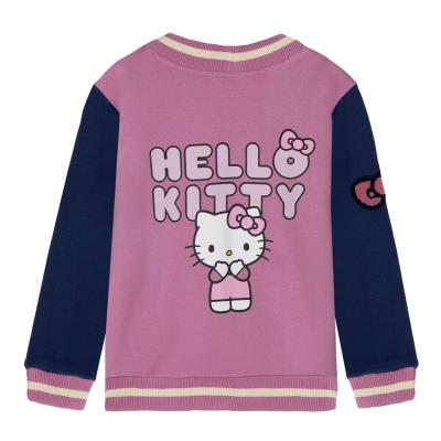 Jaqueta de Beisebol de Algodão Escovado Hello Kitty – Pack 12