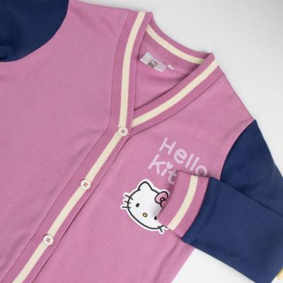 Jaqueta de Beisebol de Algodão Escovado Hello Kitty – Pack 12