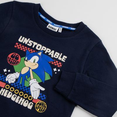 Camisola Escovada de Algodão Sonic – Pack 12