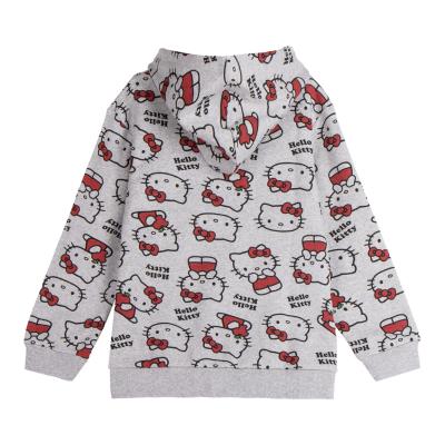 Hoodie com Zíper Escovado em Algodão Hello Kitty – Pack 10