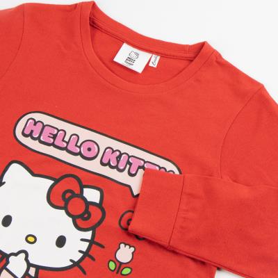 Pijamas de Jersey Simples Longo Hello Kitty – Pack 10