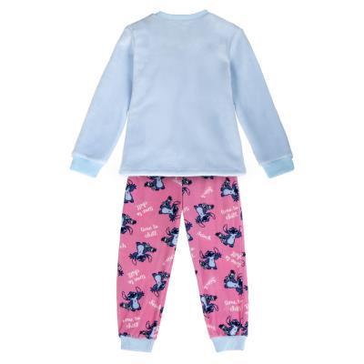 Aplicações de Pijamas de Lã Longo Coral Stitch – Pack 10