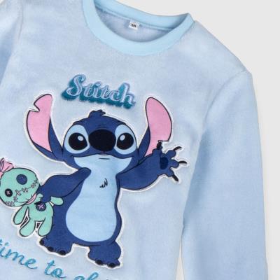 Aplicações de Pijamas de Lã Longo Coral Stitch – Pack 10