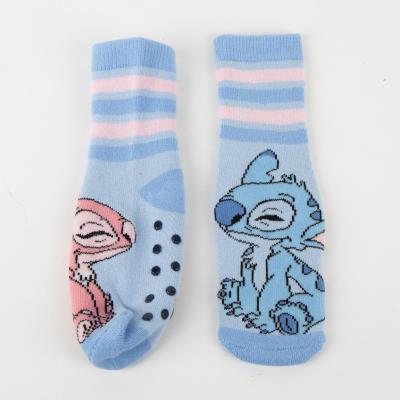 Aplicações de Meias Antiderrapantes Stitch – Pack 12