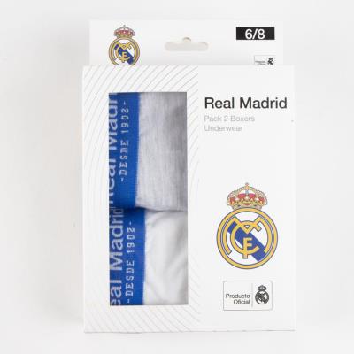 Pack Boxer Jersey Simples 2 Peças Real Madrid – Pack 15
