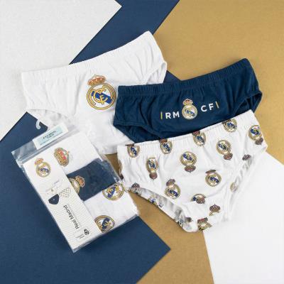Pack de Cuecas Jersey Simples 3 Peças Real Madrid – Pack 15