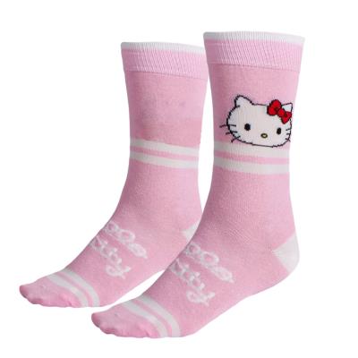 Meias Hello Kitty – Estilo e Diversão – Pack 6