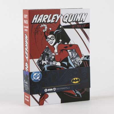 Pacote de Meias Harley Quinn 3 Peças – Estilo Rebelde – Pack 2