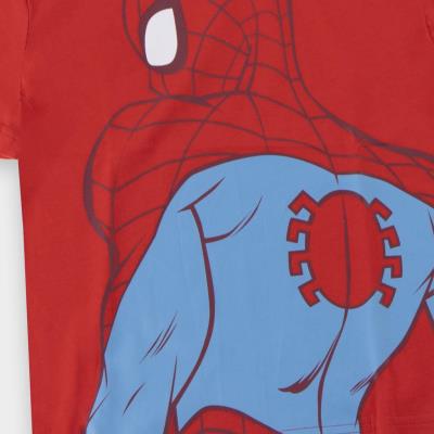 T-Shirt Curta Jersey Simples Spider-Man – Pack 12
