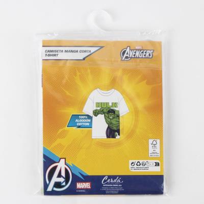 T-Shirt Curta Jersey Hulk Avengers – Pack 12
