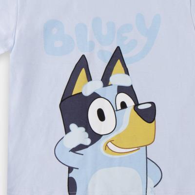 T-Shirt Curto Jersey Simples Bluey – Pack 12