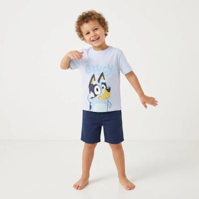 T-Shirt Curto Jersey Simples Bluey – Pack 12