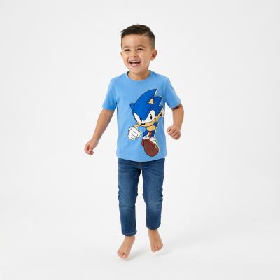T-Shirt Curto Jersey Simples Sonic – Pack 12
