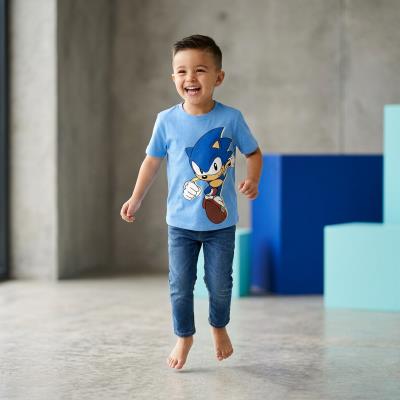 T-Shirt Curto Jersey Simples Sonic – Pack 12