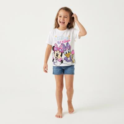 T-Shirt Curto Jersey Minnie Mouse – Pack 12