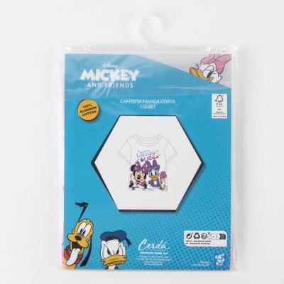 T-Shirt Curto Jersey Minnie Mouse – Pack 12