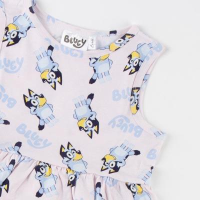 Vestido Jersey Simples Bluey – Pack 12