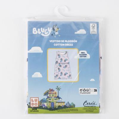 Vestido Jersey Simples Bluey – Pack 12