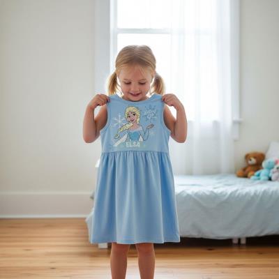 Vestido Jersey Simples Frozen – Pack 12