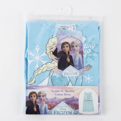 Vestido Jersey Simples Frozen – Pack 12