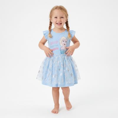 Vestido Jersey Simples Fantasia Frozen – Pack 12