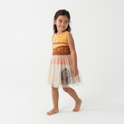 Vestido Jersey Simples Fantasia Moana – Pack 12