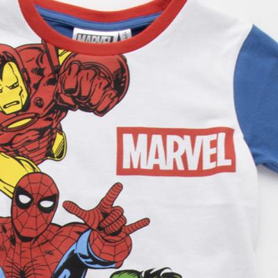 Pijama Curto Jersey Marvel – Pack 12