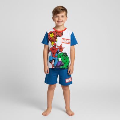 Pijama Curto Jersey Marvel – Pack 12
