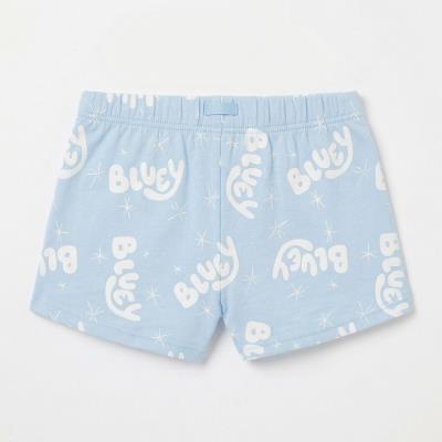 Pijama Curto de Jersey Simples Bluey – Pack 12