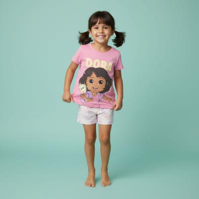 Pijama Curto de Jersey Único Dora the Explorer – Pack 12