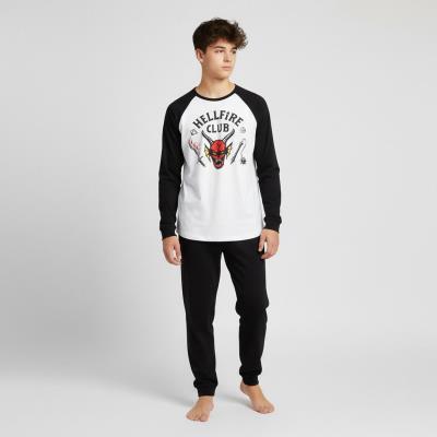Pijama Longo de Jersey Simples Stranger Things – Pack 12