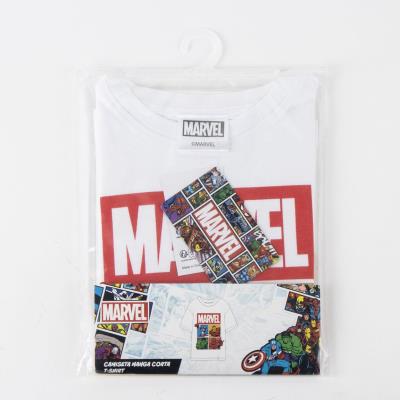 T-Shirt Curto Jersey Simples Marvel – Pack 12