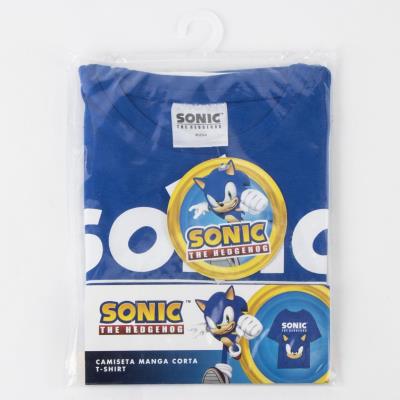 T-Shirt Curto Jersey Simples Sonic – Pack 12