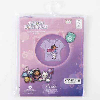 T-Shirt Curto Jersey Gabby’s Dollhouse – Pack 12
