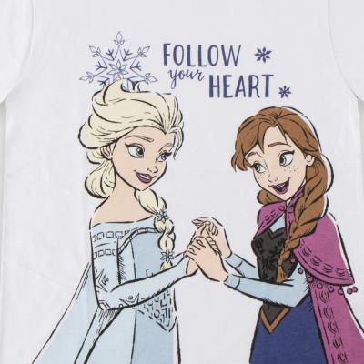 T-Shirt Curto Jersey Simples Frozen – Pack 12